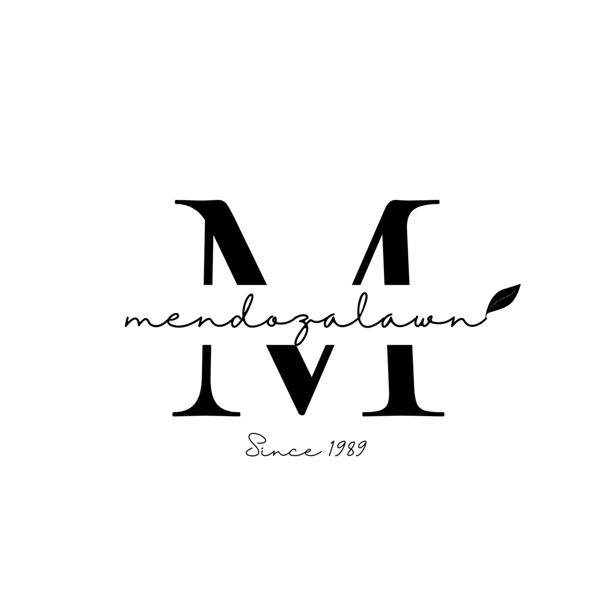 Mendoza Lawn logo — since 1989